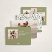 "Joyful Expression" - Holiday Cards in Snow by Leia Matt - Back of Card Options