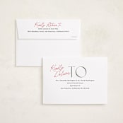 "Joyfully Duo" - Holiday Cards in Candy Cane by Jackie Crawford - FREE Recipient Addressing