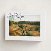 "Painterly Frame" - Holiday Cards in Coal by Jackie Crawford - Folded Card