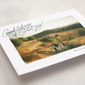 "Painterly Frame" - Holiday Cards in Coal by Jackie Crawford - Detail