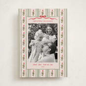 "hand-drawn Vintage garden" - Holiday Cards in Stocking by Creo Study - Front