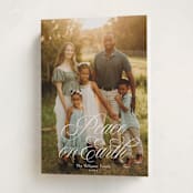 "Quinn" - Holiday Cards in Snow by Robert and Stella - Folded Card