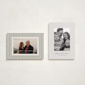 "Above all" - Holiday Cards in Newsprint by Lea Delaveris - Photo Orientation Options