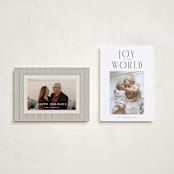 "the modern" - Holiday Cards in Ice by Christy Hy Lee - Photo Orientation Options
