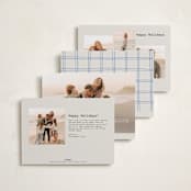 "A Cozy Note" - Holiday Cards in Snowfall by Kercia Jane - Back of Card Options