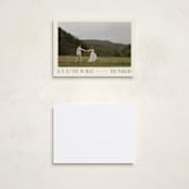 "Vintage Postcard" - Holiday Cards in Cream by Robert and Stella - Photo Orientation Options