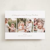 "Simple Trio" - Holiday Cards in Antique by Jennifer Postorino - Front