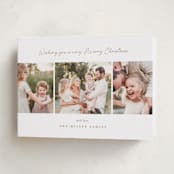 "Simple Trio" - Holiday Cards in Antique by Jennifer Postorino - Folded Card
