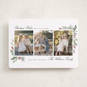 "Warmest Wish" - Holiday Cards in Peppermint by Susan Moyal - Front