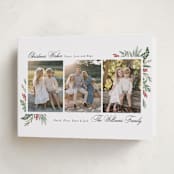 "Warmest Wish" - Holiday Cards in Peppermint by Susan Moyal - Folded Card