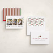 "Warmest Wish" - Holiday Cards in Peppermint by Susan Moyal - Assembled