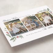 "Warmest Wish" - Holiday Cards in Peppermint by Susan Moyal - Detail