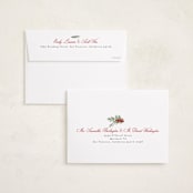 "Warmest Wish" - Holiday Cards in Peppermint by Susan Moyal - FREE Recipient Addressing