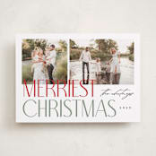 "Merry Stack" - Holiday Cards in Winter by Makewells - Front