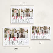 "Merry Stack" - Holiday Cards in Winter by Makewells - Formats Available