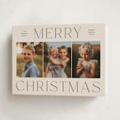 "Classy Trio" - Holiday Cards in Ink by Ekko Studio - Folded Card