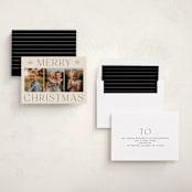"Classy Trio" - Holiday Cards in Ink by Ekko Studio - Assembled