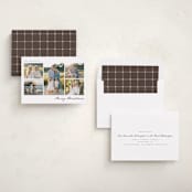 "drift" - Holiday Cards in Chestnut by Wildfield Paper Co - Assembled