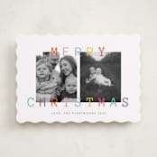 "Bright Wishes" - Holiday Cards in Sunset by Ana Sharpe - Front