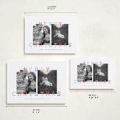 "Bright Wishes" - Holiday Cards in Sunset by Ana Sharpe - Formats Available