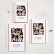 "New Classic" - Holiday Cards in Candy Cane by Corinne Malesic - Formats Available