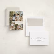 "Modern Simple" - Holiday Cards in Cookie Dough by Brianne Larsen - Assembled