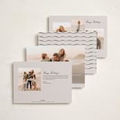 "Vintage Charm" - Holiday Cards in Leaf by Nicoletta Savod - Back of Card Options