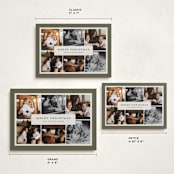 "Bordering Six" - Holiday Cards in Pine by Brianne Larsen - Formats Available