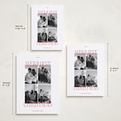 "Sparkling Cider" - Holiday Cards in Santa Suit by Blustery August - Formats Available