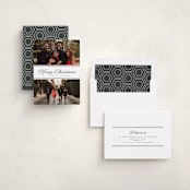 "Two Photo Split" - Holiday Cards in Cloud by Nicole Walsh - Assembled