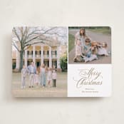 "Script Duo" - Holiday Cards in Candlelight by Carolyn MacLaren - Front