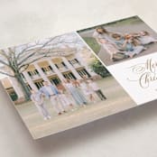 "Script Duo" - Holiday Cards in Candlelight by Carolyn MacLaren - Detail