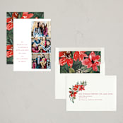 "His Blessings" - Holiday Cards in Berry by Creo Study - Assembled