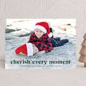 "Almost every moment" - Holiday Cards in Wreath by Jessica Corliss - Front