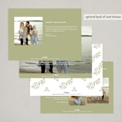 "Forget Us Not" - Holiday Cards in Christmas by Petra Kern - Back of Card Options
