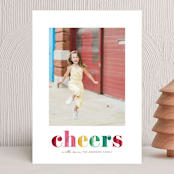 "Painted Merry" - Holiday Cards in Candy by Brandy Folse - Front