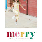 "Painted Merry" - Holiday Cards in Candy by Brandy Folse - Detail