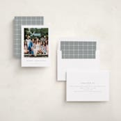 "Daisies" - Holiday Cards in Ash by Wildfield Paper Co - Assembled
