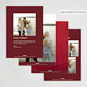 "brushed texture" - Holiday Cards in Manzanita by Kamala Nahas - Back of Card Options