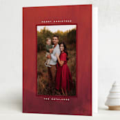 "brushed texture" - Holiday Cards in Manzanita by Kamala Nahas - Folded Card