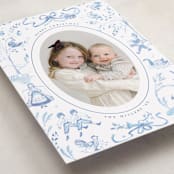 "12 Days of Christmas Toile" - Holiday Cards in Ice by Teju Reval - Detail
