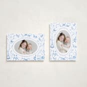 "12 Days of Christmas Toile" - Holiday Cards in Ice by Teju Reval - Photo Orientation Options