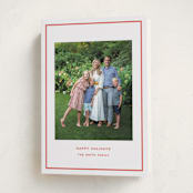 "Bowery" - Holiday Cards in Candy Cane by Megan Davis - Folded Card