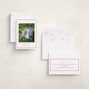 "Bowery" - Holiday Cards in Candy Cane by Megan Davis - Assembled