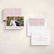"Merry Mix" - Holiday Cards in Cherry by Carolyn MacLaren - Assembled