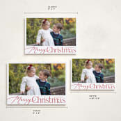 "Merry Mix" - Holiday Cards in Cherry by Carolyn MacLaren - Formats Available