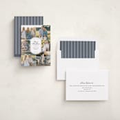 "Elegant Emblem" - Holiday Cards in Night Sky by Ekko Studio - Assembled