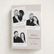 "Polaroid Christmas" - Holiday Cards in Eggnog by Stephanie Hawkes - Folded Card