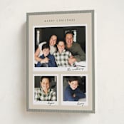 "Christmas Classics" - Holiday Cards in Cream by Robert and Stella - Folded Card