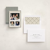 "Christmas Classics" - Holiday Cards in Cream by Robert and Stella - Assembled